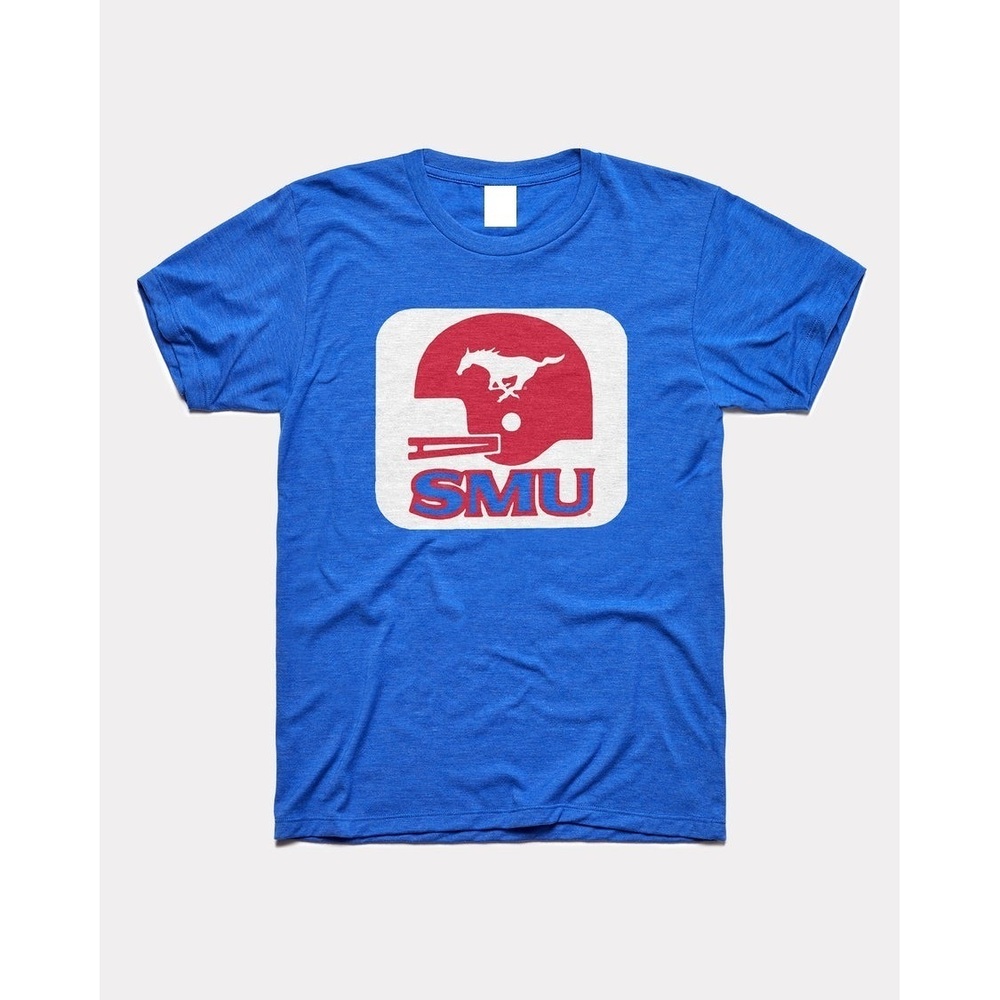 SMU Blue Graphic Short Sleeve Tee